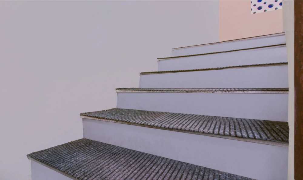 Building staircase at boys PG in Santacruz East Vakola